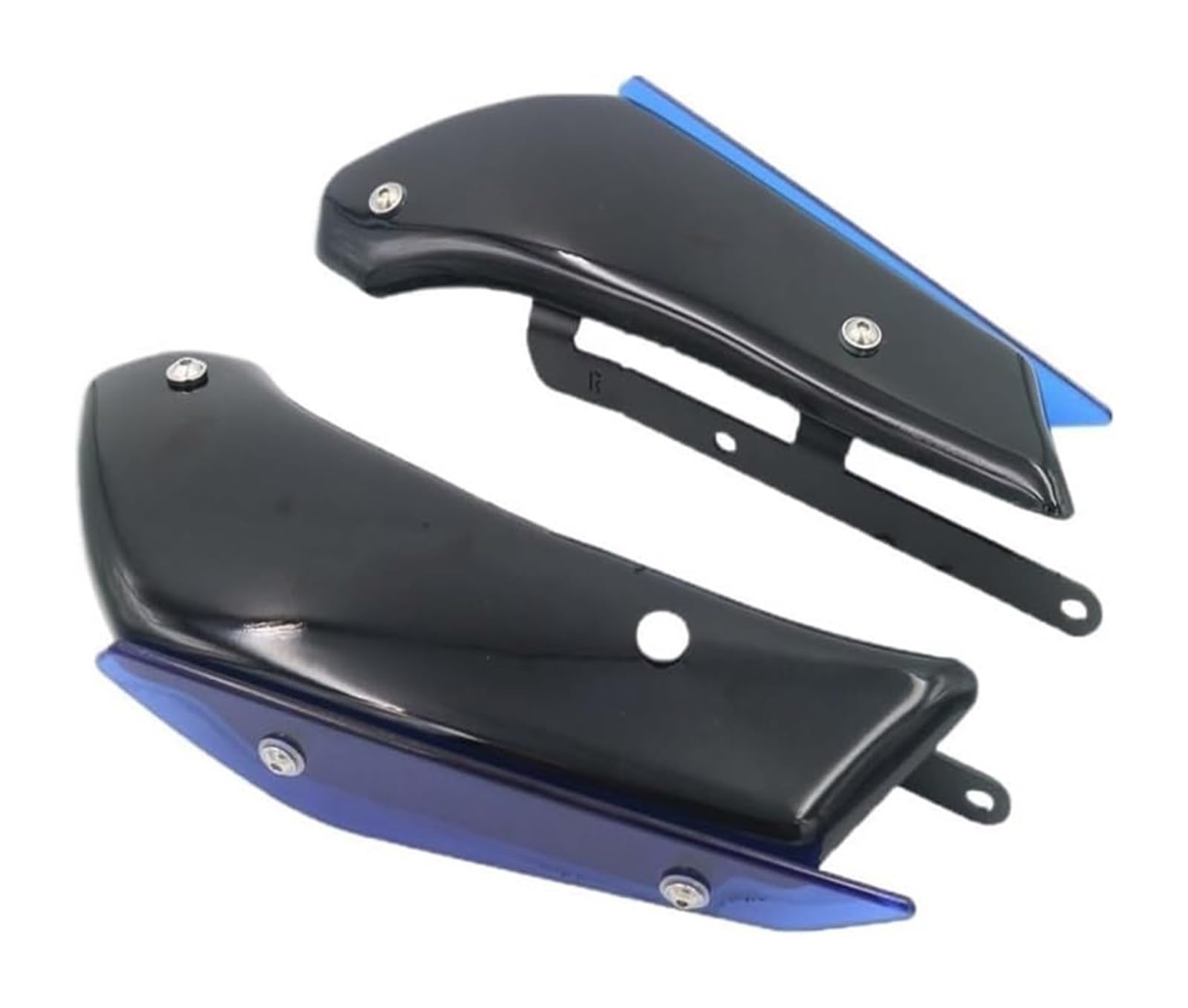 Seitenluftkanal-Abdeckung Für S1000RR Für HP4 2009-2018 Motorrad Winglet Aerodynamische Flügel Kit Spoiler Zubehör(ColorBlack 1) von Ciloc