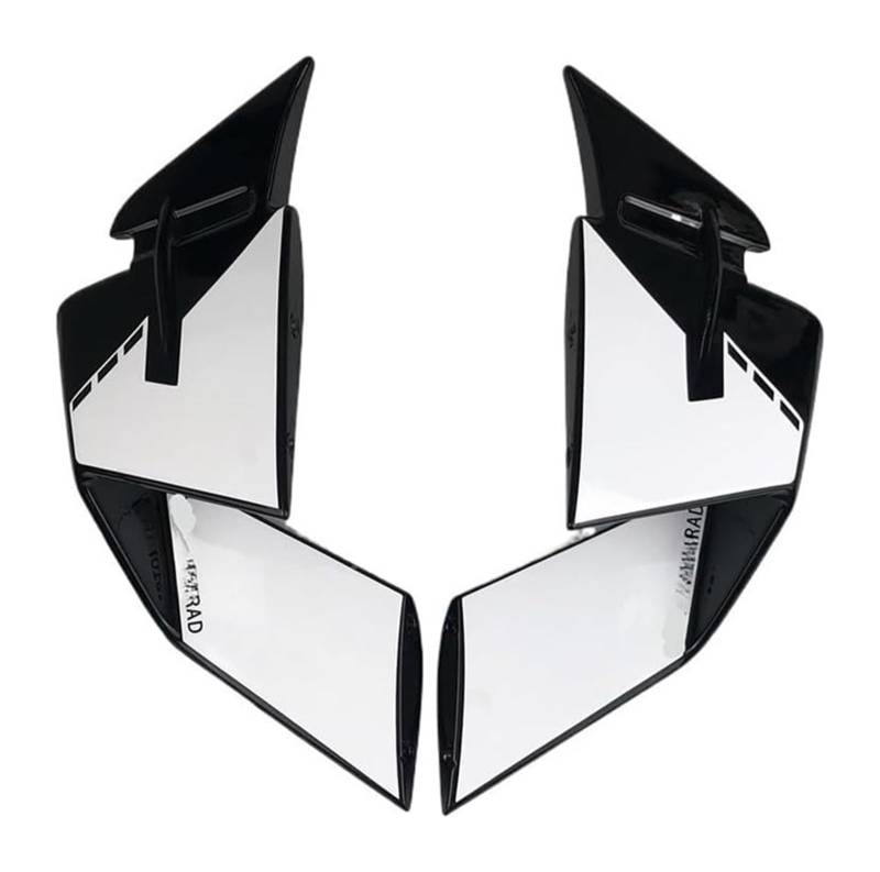 Seitenluftkanal-Abdeckung Für S1000RR Für S 1000 RR 2019-2022 Motorrad Feste Flügel Verkleidung Vorne Aerodynamische Spoiler Winglet(White Set) von Ciloc