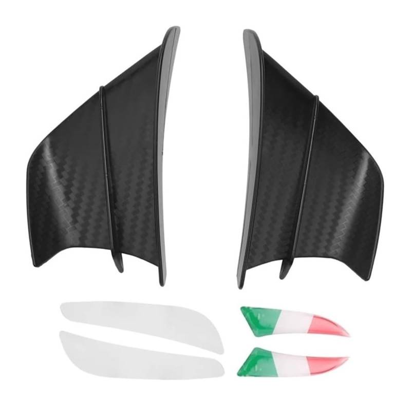 Seitenluftkanal-Abdeckung Für S1000RR Für V4 Für ZX-10R R1 Motorrad Winglet Aerodynamische Flügel Kit Spoiler Motorrad Wind Flow Befestigungs Flügel von Ciloc