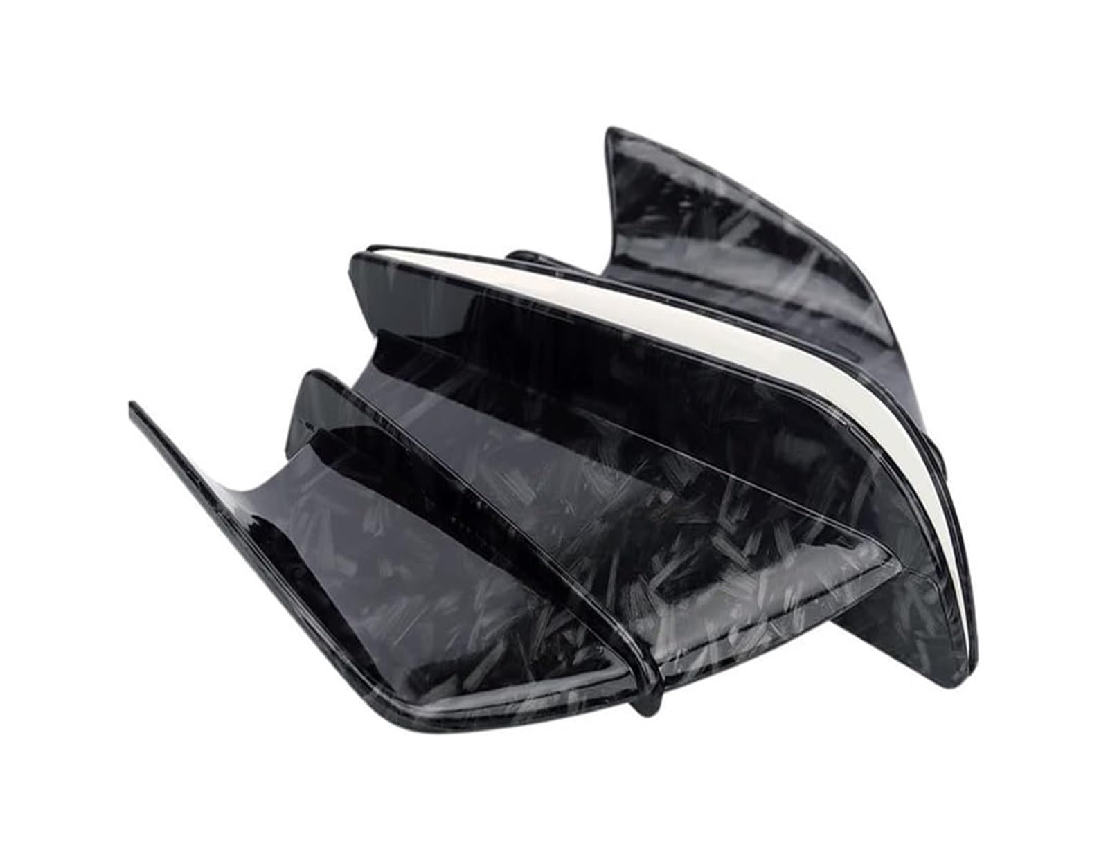 Seitenluftkanal-Abdeckung Für S1000RR Motorrad Winglet Aerodynamischer Seitenflügel Fin Spoiler Motorrad Spoiler Flügel(Style2) von Ciloc