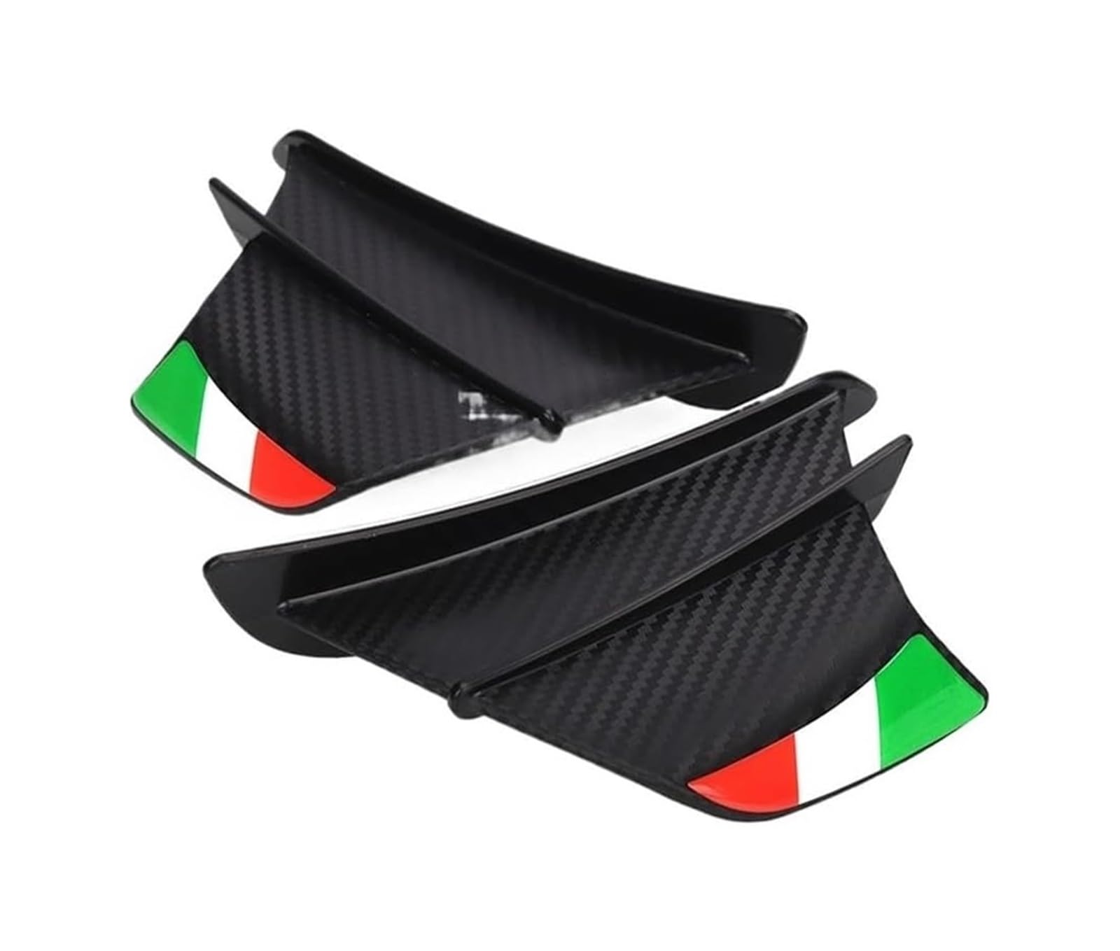 Seitenluftkanal-Abdeckung Für S1000RR Motorrad Winglet Aerodynamischer Seitenflügel Fin Spoiler Motorrad Spoiler Flügel(Style7) von Ciloc