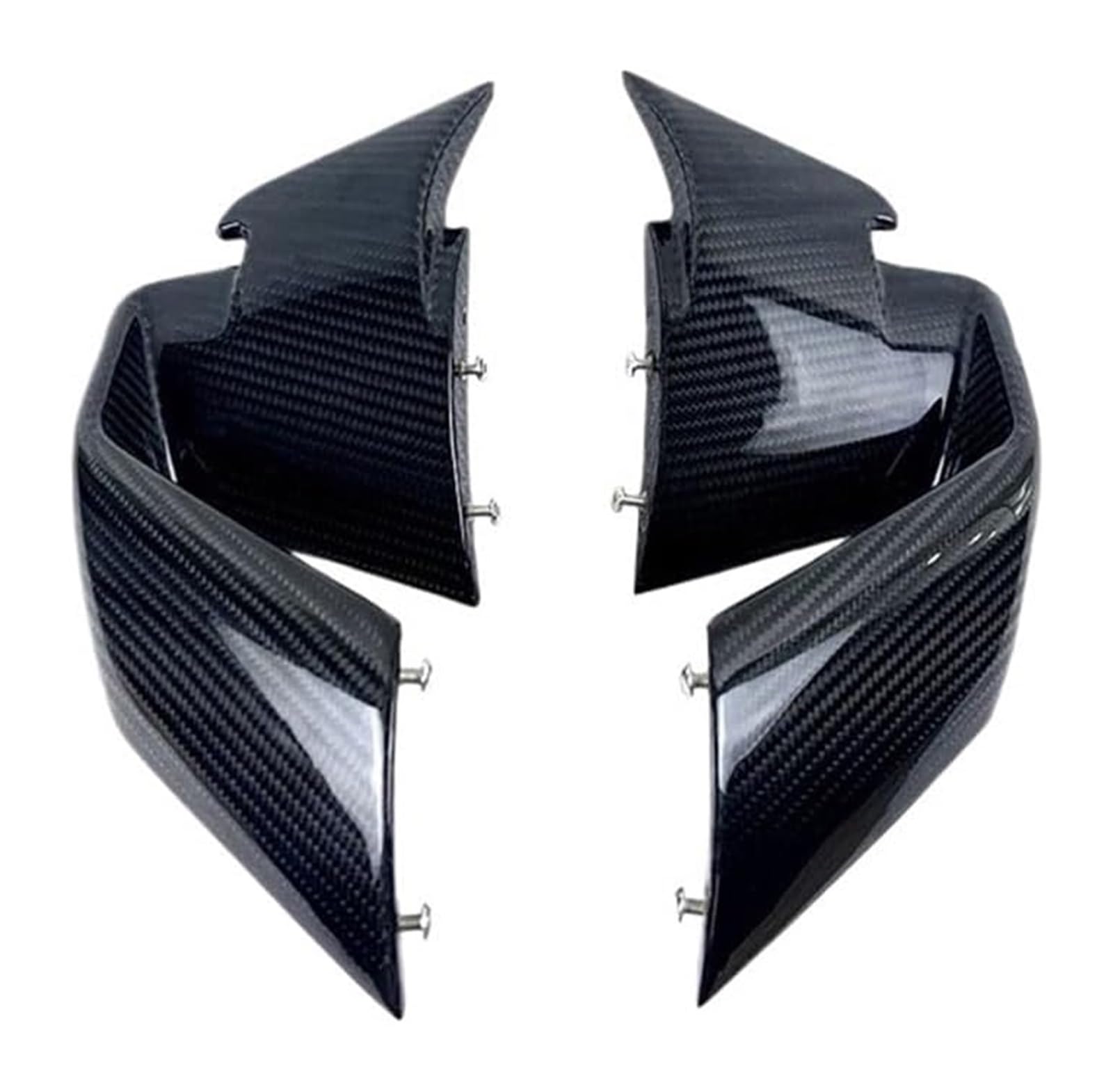 Seitenluftkanal-Abdeckung Für S1000RR S1000 RR 2019-2022 Motorrad Winglet Aerodynamische Flügel Deflektor Spoiler Verkleidung Seite Wingle Zubehör(Carbon-Texture) von Ciloc