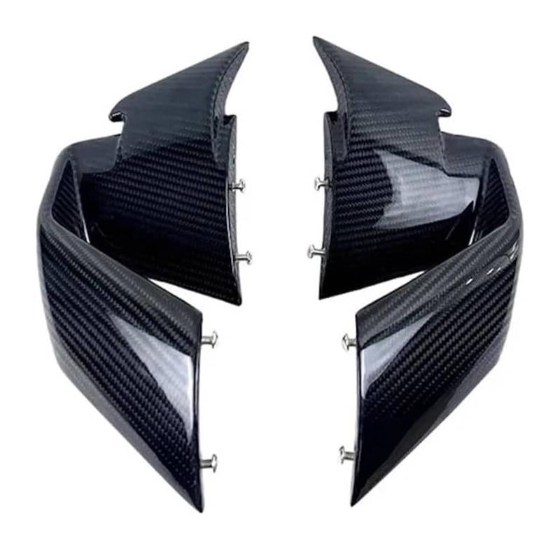 Seitenluftkanal-Abdeckung Für S1000RR S1000 RR 2019-2022 Motorrad Zubehör Verkleidung Seite Wingle Kit Aerodynamische Flügel Deflektor Spoiler(Carbon-Texture) von Ciloc