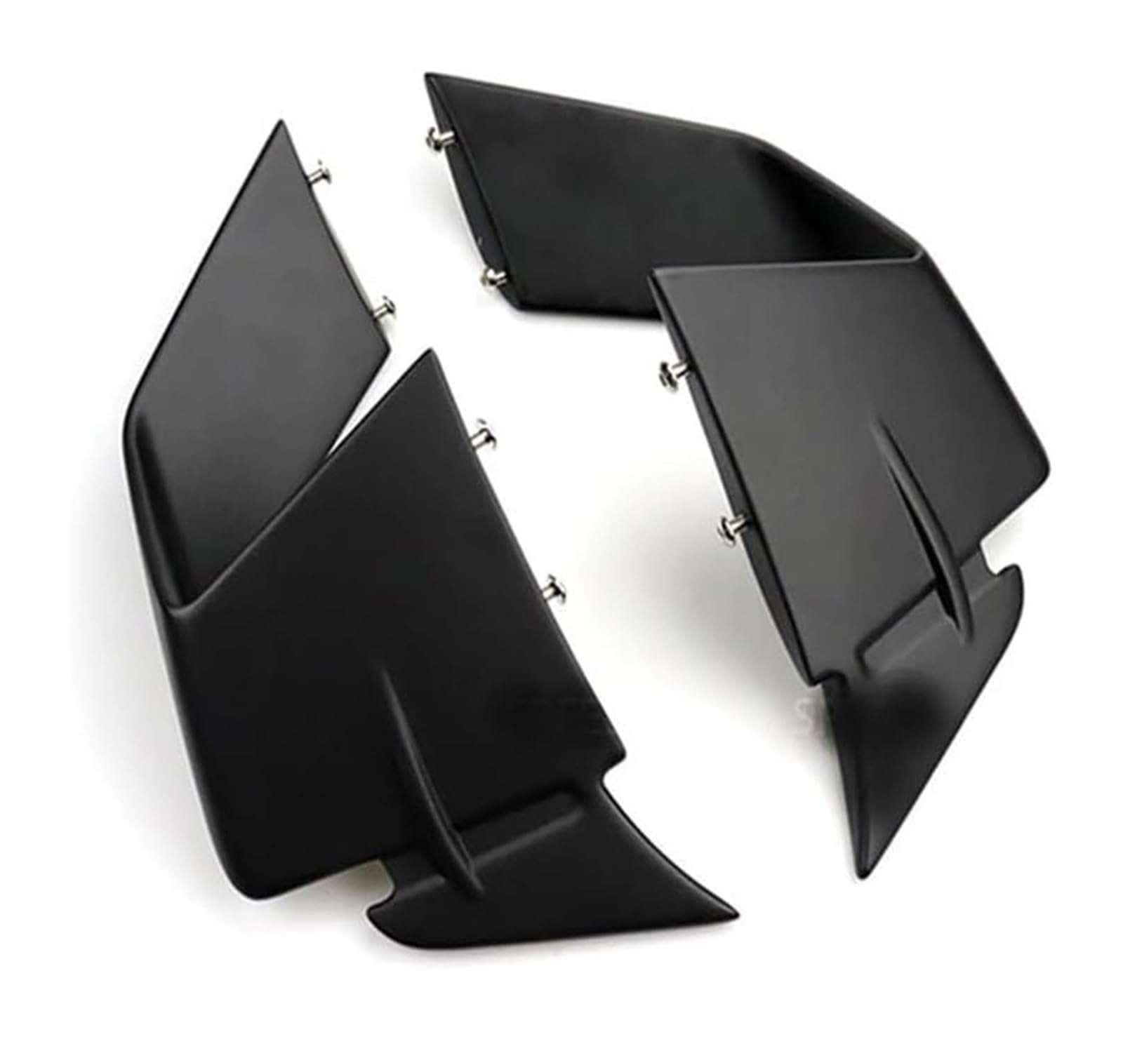 Seitenluftkanal-Abdeckung Für S1000RR S1000 RR 2019-2022 Motorrad Zubehör Verkleidung Seite Winglekit Winglet Aerodynamische Flügel Deflektor Spoiler(Matte-Black) von Ciloc