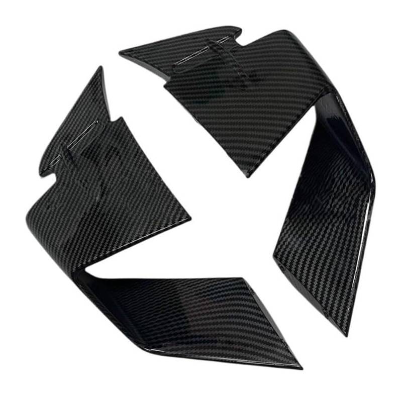 Seitenluftkanal-Abdeckung Für S1000RR S1000 RR M1000RR 2019-2022 Motorrad Windschutzscheibe Flügel Verkleidung Vorne Aerodynamische Spoiler Winglet(Carbon Fiber Texture) von Ciloc