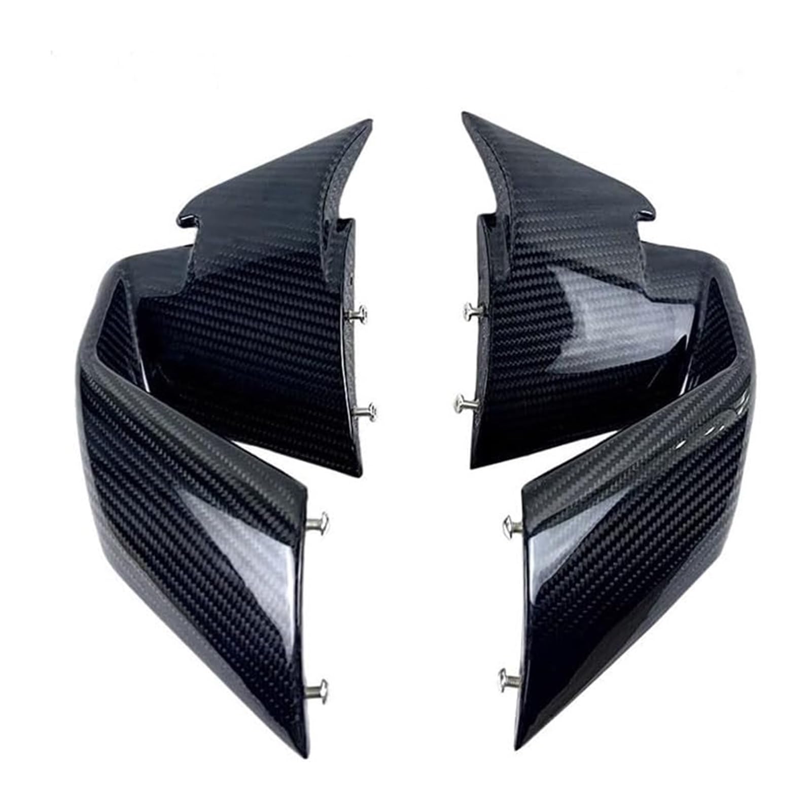 Seitenluftkanal-Abdeckung Für S1000RR S1000 RR M1000RR 2019-2023 Motorrad Verkleidung Seite Winglet Aerodynamische Flügel Deflektor Spoiler(Carbon Fiber) von Ciloc