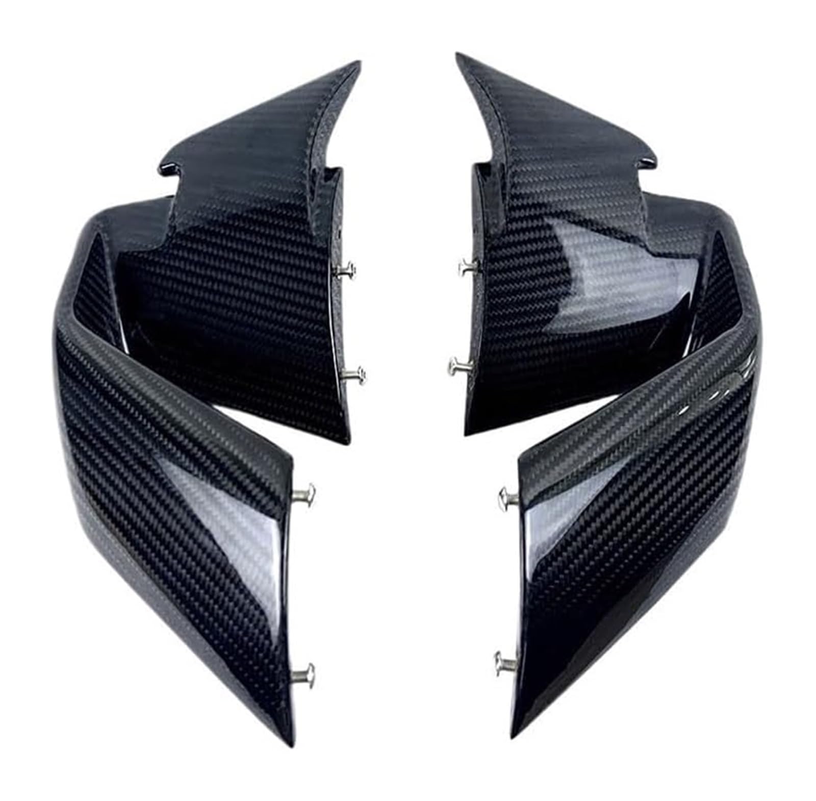 Seitenluftkanal-Abdeckung Für S1000RR S1000 RR M1000RR 2019-2024 Motorrad Verkleidung Seite Winglet Aerodynamische Flügel Deflektor Spoiler(Carbon Fiber) von Ciloc