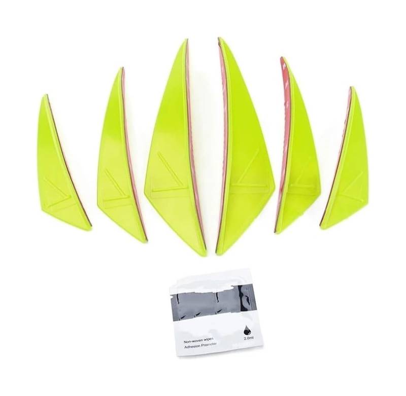 Seitenluftkanal-Abdeckung Für Suzuk Motorrad Front Winglet Verkleidung Seite Flügel Windschutzscheibe Air Deflektor Aerodynamische Flügel Kit Spoiler(Ye) von Ciloc