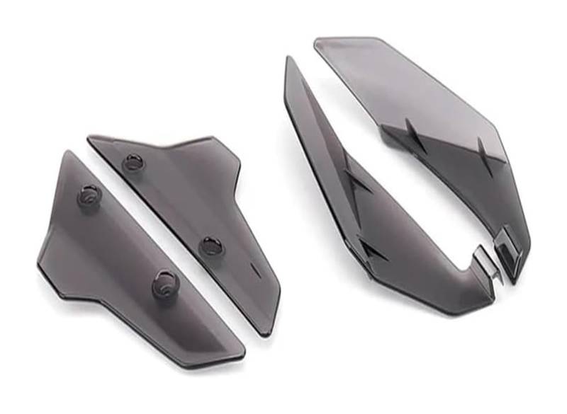 Seitenluftkanal-Abdeckung Für XL 750 2023 Seite Spoiler Windschutz Windschutz Acryl Motorrad Seite Flügel Zubehör Motorrad Front Deflektoren(Gray) von Ciloc