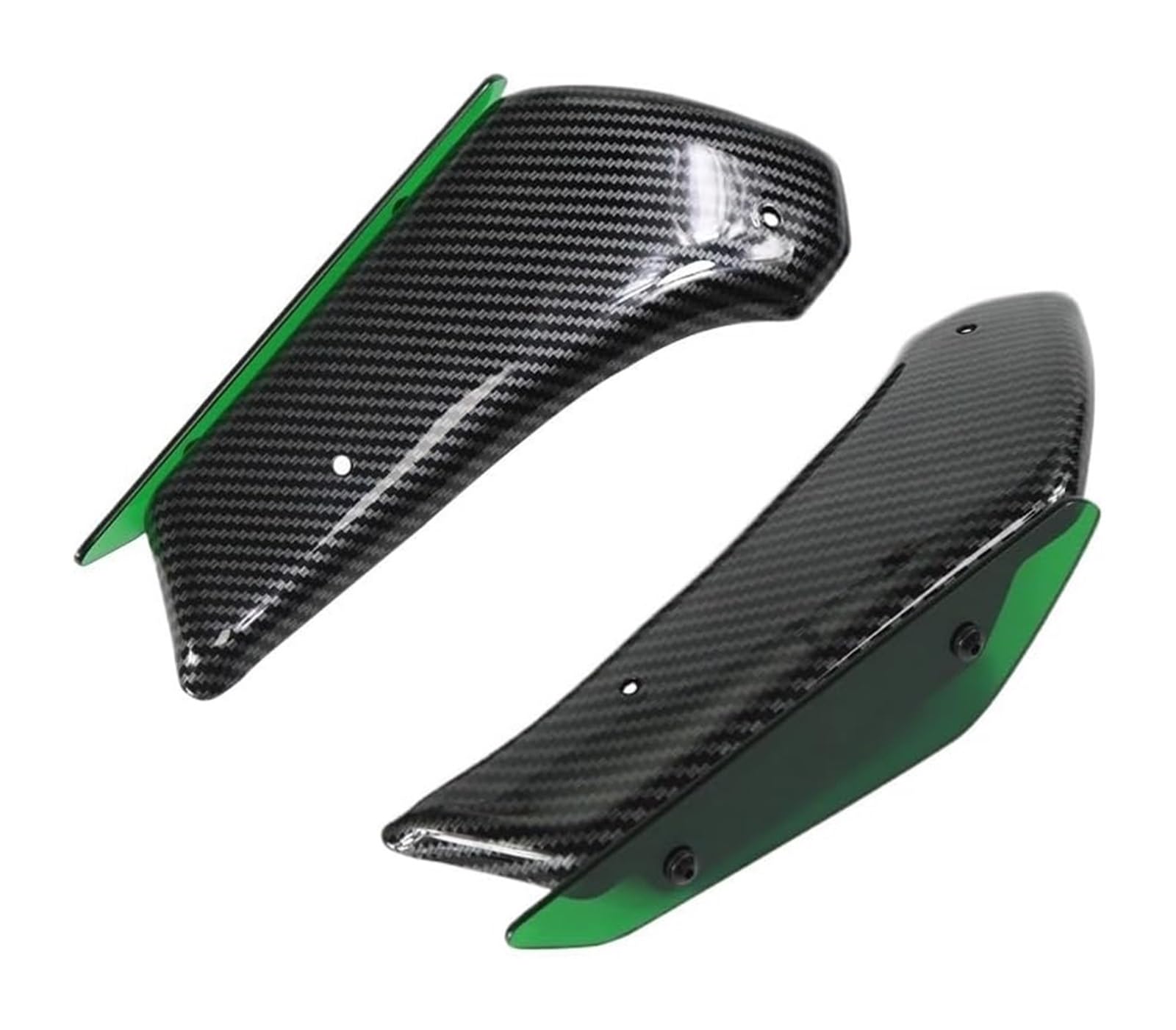 Seitenluftkanal-Abdeckung Für Y&amaha Für YZF-R6 Für R6 2017-2020 Motorradverkleidungsteile Aerodynamischer Flügelsatz Fester Winglet-Verkleidungsflügel(Color -05) von Ciloc