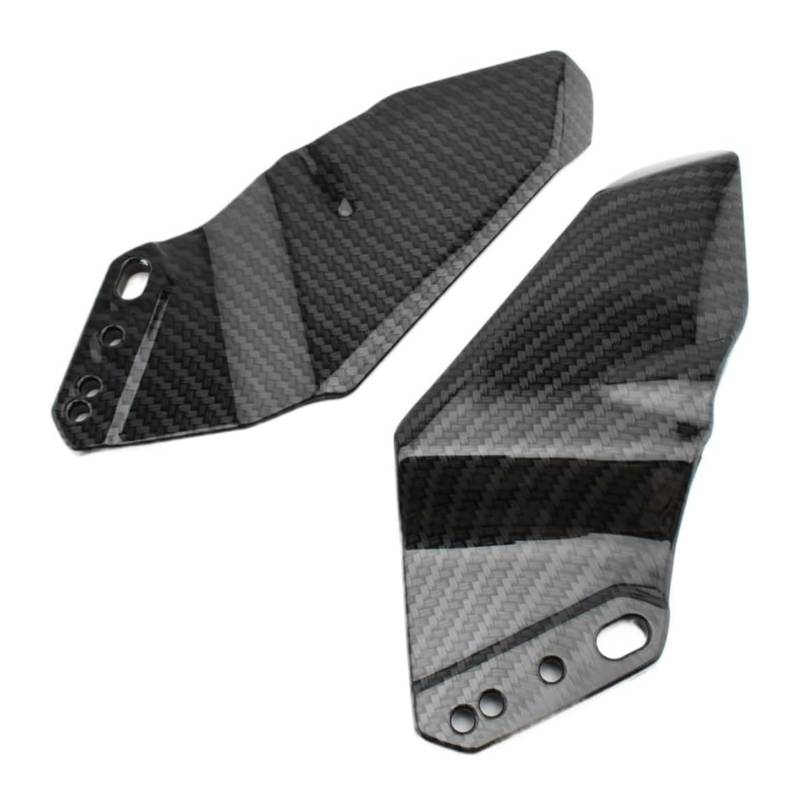 Seitenluftkanal-Abdeckung Für Y&amaha T-MAX530 YZF-R3 YZF-R25 YZF-R1 YZF-R6 Motorrad Frontscheibe Verkleidung Seitenflügel Winglets Aerodynamischer Spoiler(Carbon Fiber Look) von Ciloc