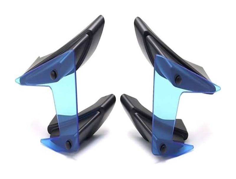 Seitenluftkanal-Abdeckung Für Yam&aha MT-07 MT07 MT 07 2018-2020 Motorrad Side Down Force Nackte Spoiler Feste Winglet-Verkleidungsflügelabweiser(MT07 18-20 Blue) von Ciloc