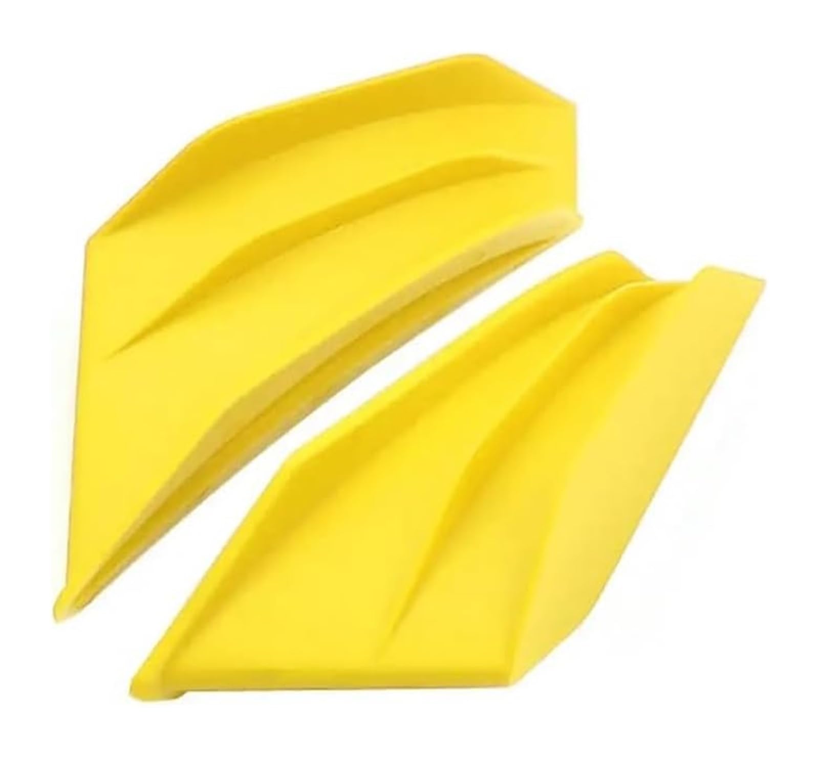 Seitenluftkanal-Abdeckung Für Yam&aha SMAX 155 Universal Motorrad Seitenflügel 2PCS Motorrad Spoiler Flügel Winglet Aerodynamischer Seitenflügel Fin Spoiler(Ye) von Ciloc