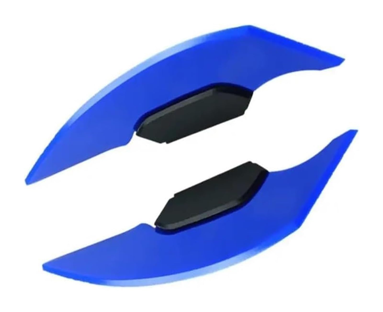 Seitenluftkanal-Abdeckung Motorrad Universal Frontspoiler Winglets Fester Windflügel Aerodynamischer Spoiler Motorrad Spoilerflügel von Ciloc