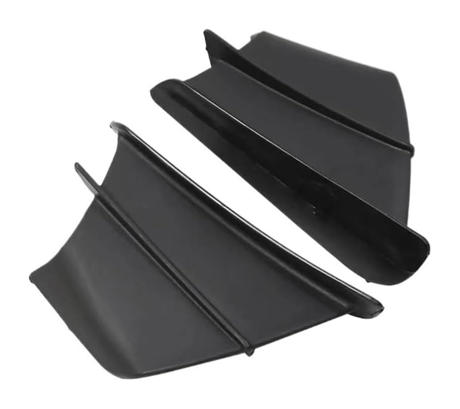 Seitenluftkanal-Abdeckung Motorrad Universal Winglet Seitenspoiler Luftabweiser Wing Kit Frontverkleidung Aerodynamische Winglets(Schwarz) von Ciloc