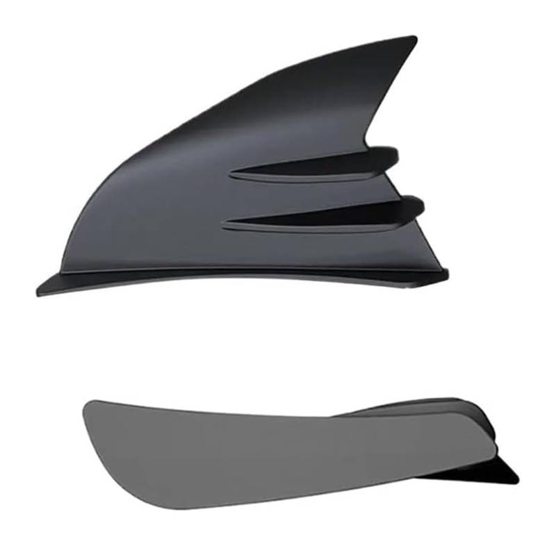 Seitenluftkanal-Abdeckung Motorrad-Verkleidungsflügel Aerodynamische Winglets Spoilerflügel Motorrad-Spoiler Modifizierte Motorradteile(Color-01) von Ciloc