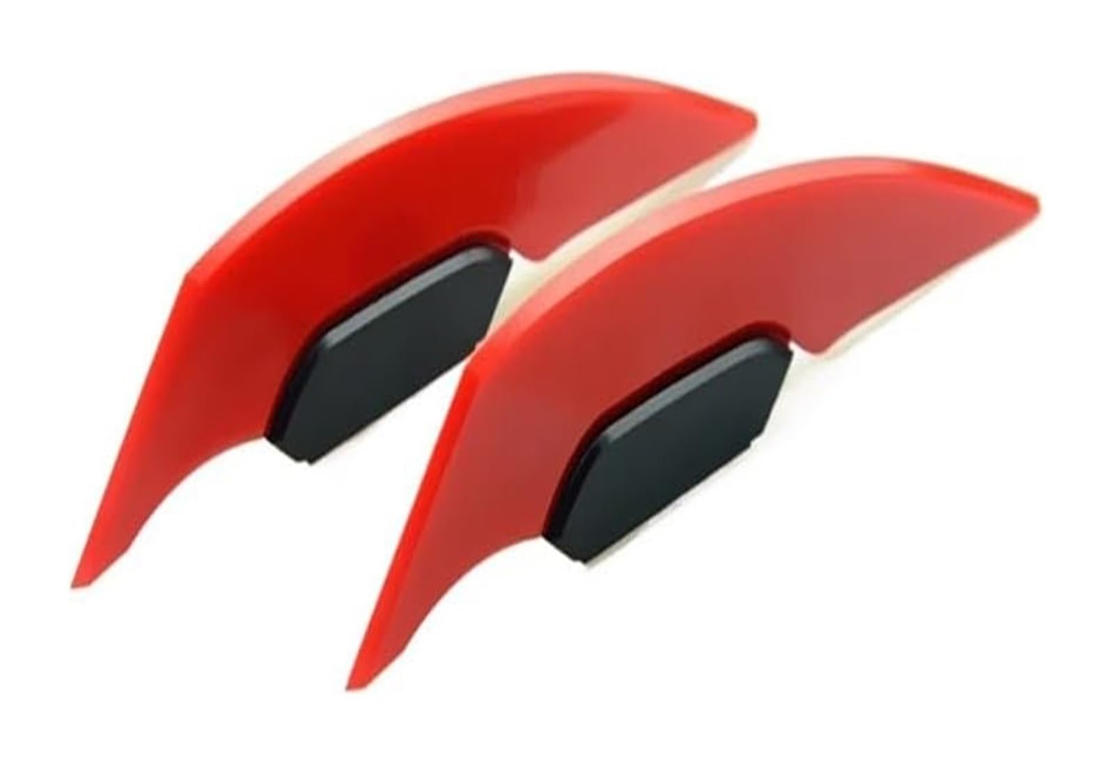 Seitenluftkanal-Abdeckung Universal Motorrad Winglet Aerodynamischer Spoiler Flügel Motorrad Dekoration Aufkleber Motorrad Roller(R) von Ciloc