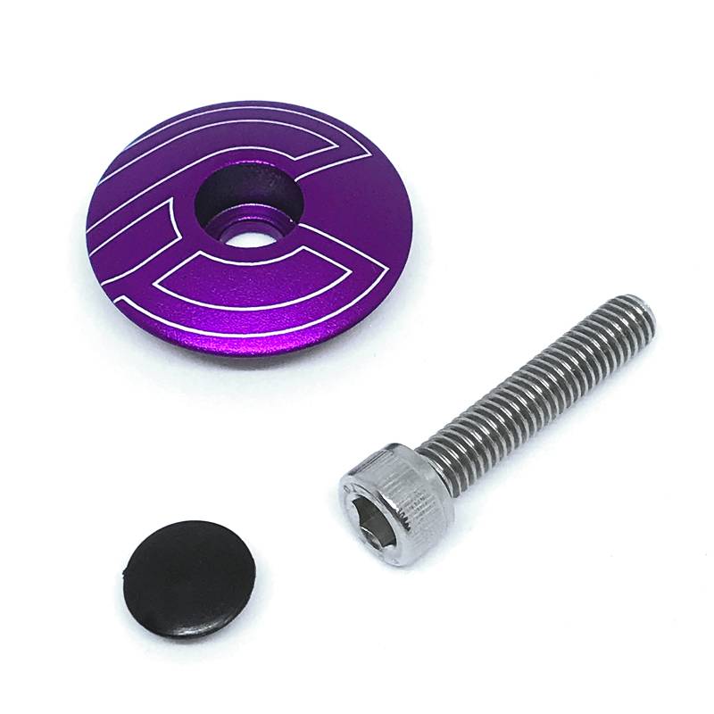 Cinelli Stemma Top Cap, Violett, Einheitsgröße von Cinelli