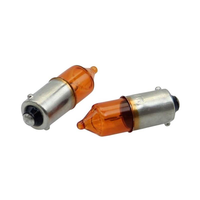 2x Blinker Birne Glühlampe Mini Ba9s 12V 23W orange von Citomerx