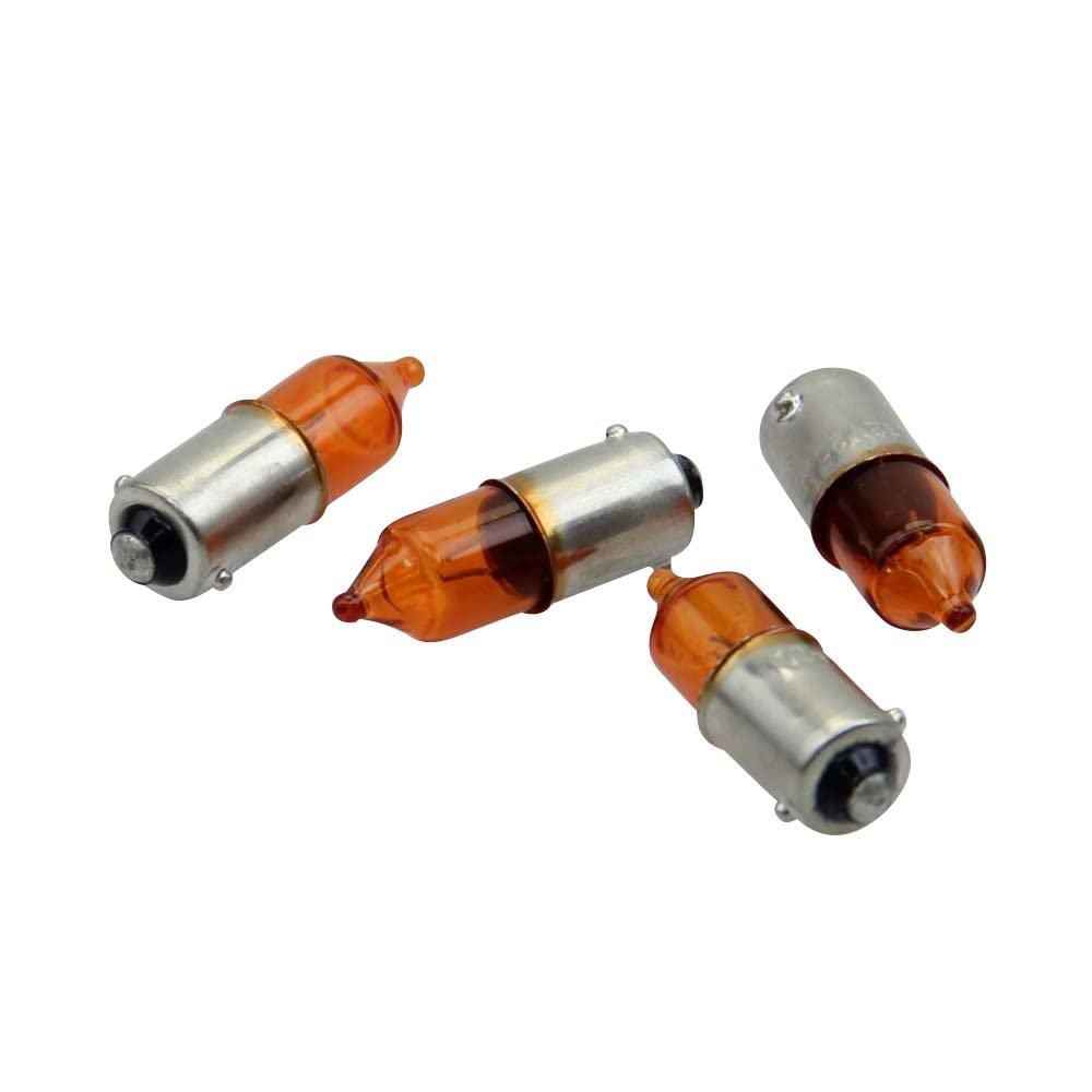 4x Blinker Birne Glühlampe Mini Ba9s 12V 23W orange von Citomerx