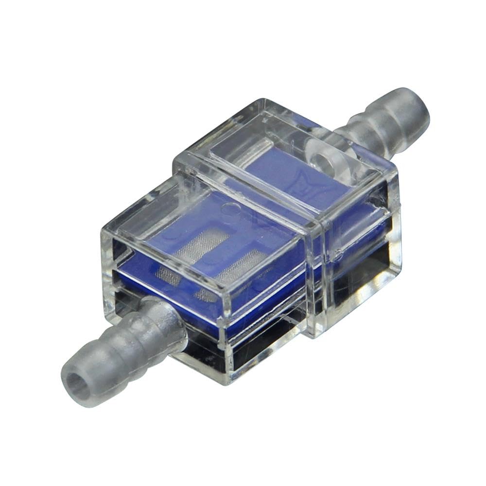 Benzinfilter Kraftstofffilter quadratisch blau 6mm kompatibel mit Mofa Moped Roller von Citomerx