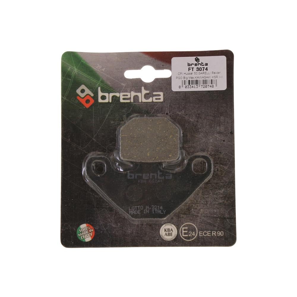 Bremsbeläge Brenta 3074 organisch hinten kompatibel mit TGB Bull&T Bullet 50 von Citomerx