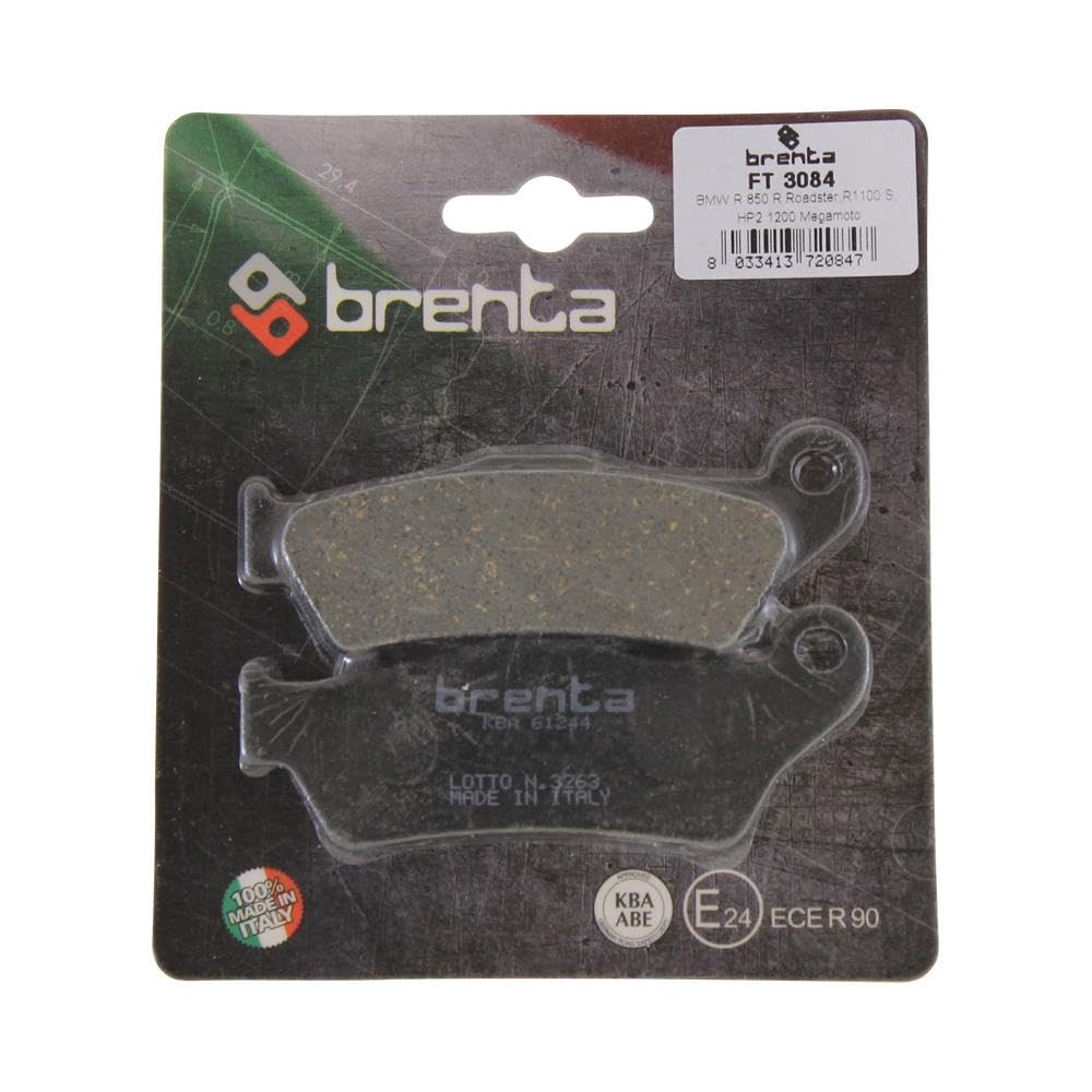 Bremsbeläge Brenta 3084 organisch hinten kompatibel mit BMW K R 850 1100 1150 1200 1300 von Citomerx