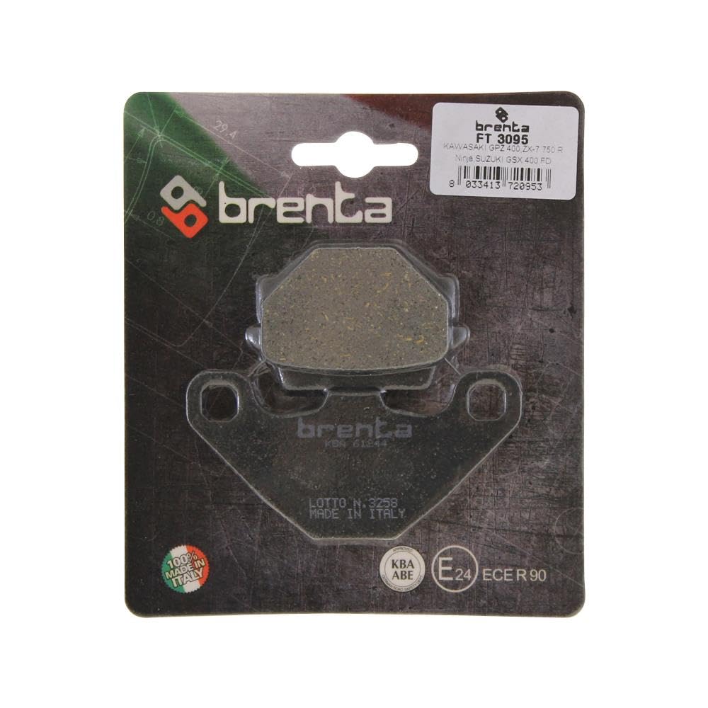 Bremsbeläge Brenta 3095 organisch hinten kompatibel mit Aprilia MX RX SX Tuareg 125 / Pegaso 650 von Citomerx