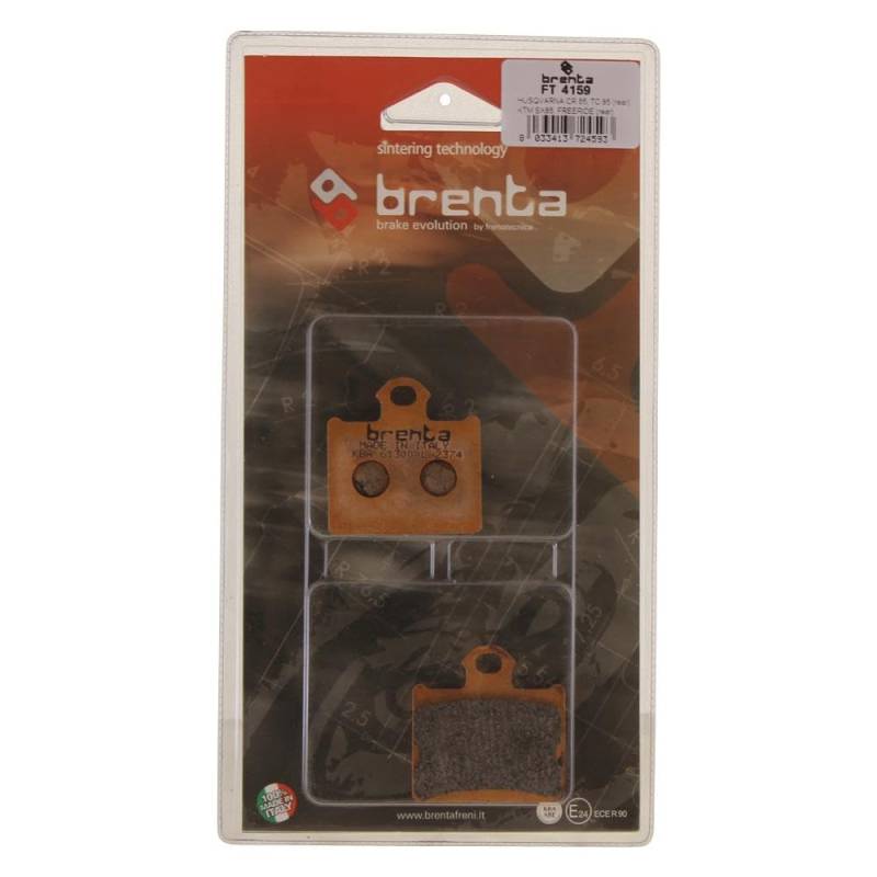 Bremsbeläge Brenta 4159 Sintermetall hinten kompatibel mit KTM Freeride 250 350 E/SX 85 von Citomerx