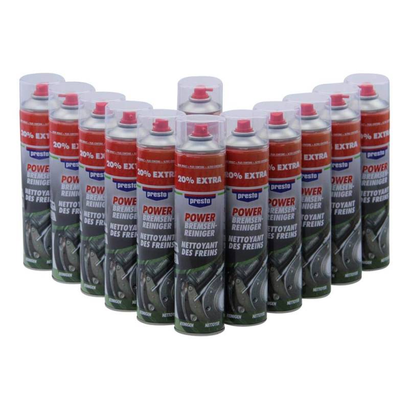 Bremsenreiniger 12x 600ml Power Teilereiniger Acetonfrei 600 ml Spraydose von Citomerx