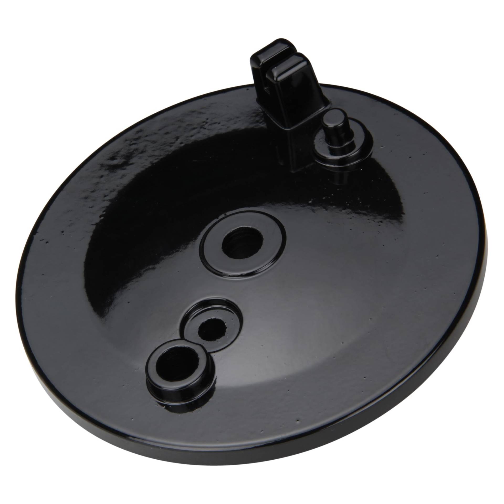 Bremsschild Ankerplatte Trommelbremse hinten (mit Bohrung) schwarz kompatibel mit Simson S51 S53 SR50 KR51 Schwalbe von Citomerx
