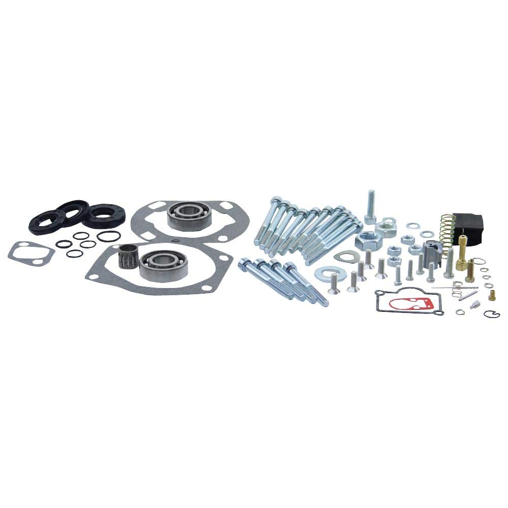 Dichtsatz Wellendichtring SKF Lager Schrauben Vergaserreparatursatz kompatibel mit Hercules Prima 3 5 MX M5 HR2 Sachs 505/2 A B C 2-Gang Motor von Citomerx