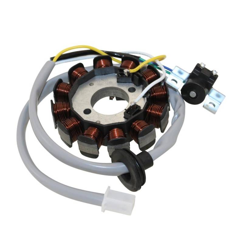 Lichtmaschine Stator 12 Polig 12 Spulen für Yamaha Aerox SA14/5BR,Axis,Breeze,Jog R,Neos,Why von Citomerx