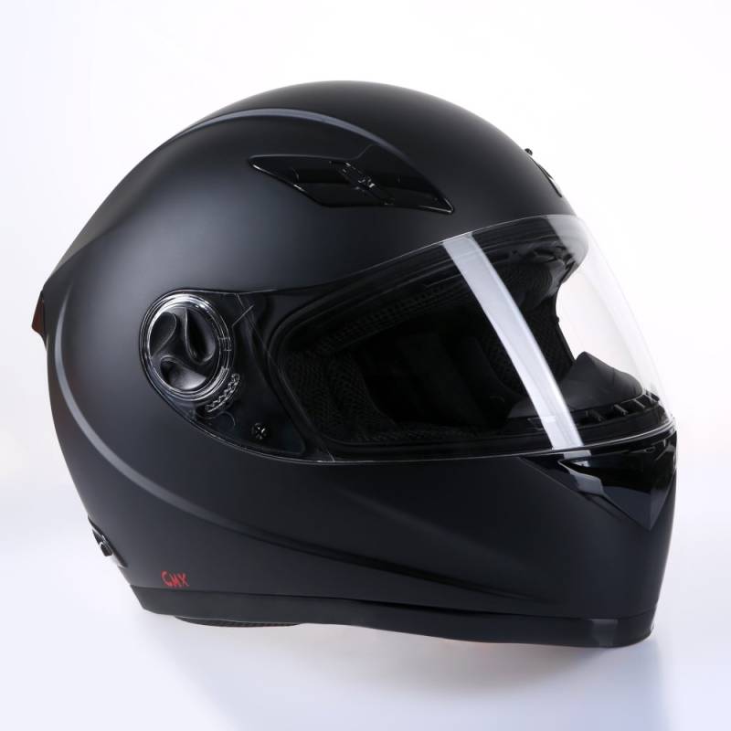 Motorradhelm Integralhelm CMX Blacky XL schwarz matt mit Visier klar + getönt von Citomerx