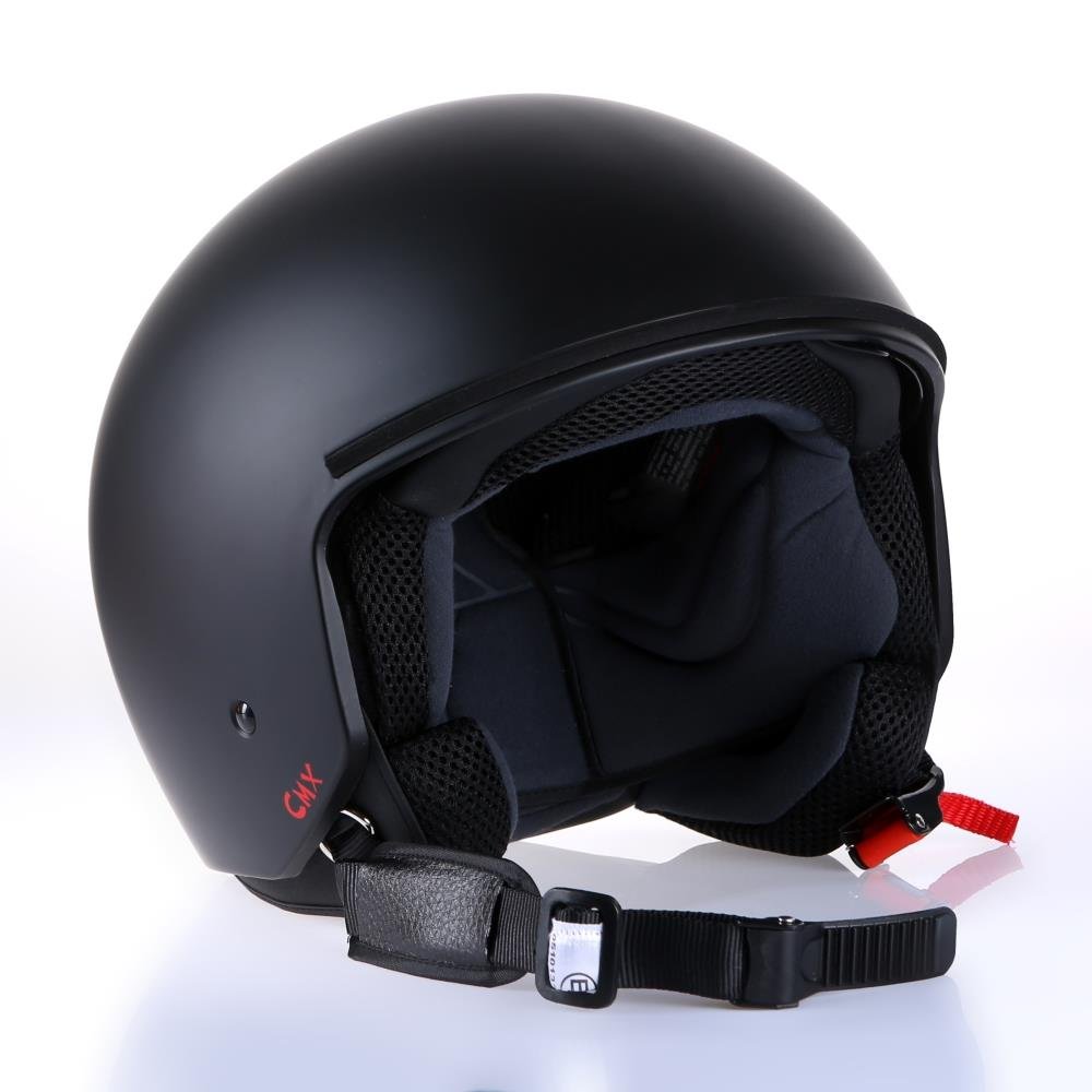 Motorradhelm Jethelm Rollerhelm CMX Joey matt schwarz S von Citomerx