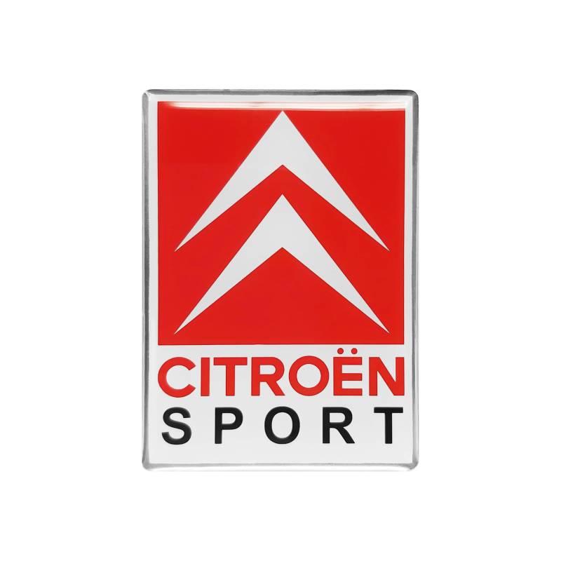 Citroen Sport Aufkleber 3D Logo 65x46mm von Citroen