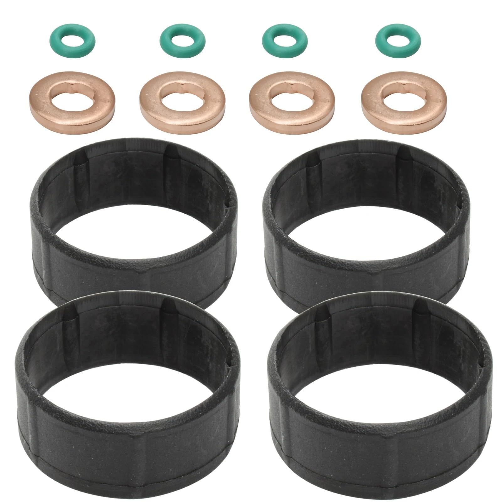 Cjgssdioh [Replacement] Auto Kraftstoff INJEKTOR Dichtung + Scheibe + O Ring Set for Ford for Fiesta MK5 for Fusion 1,4 TDCi 1399cc for Diesel Motor LUFTANSAUG Kraftstoff Lieferung von Cjgssdioh