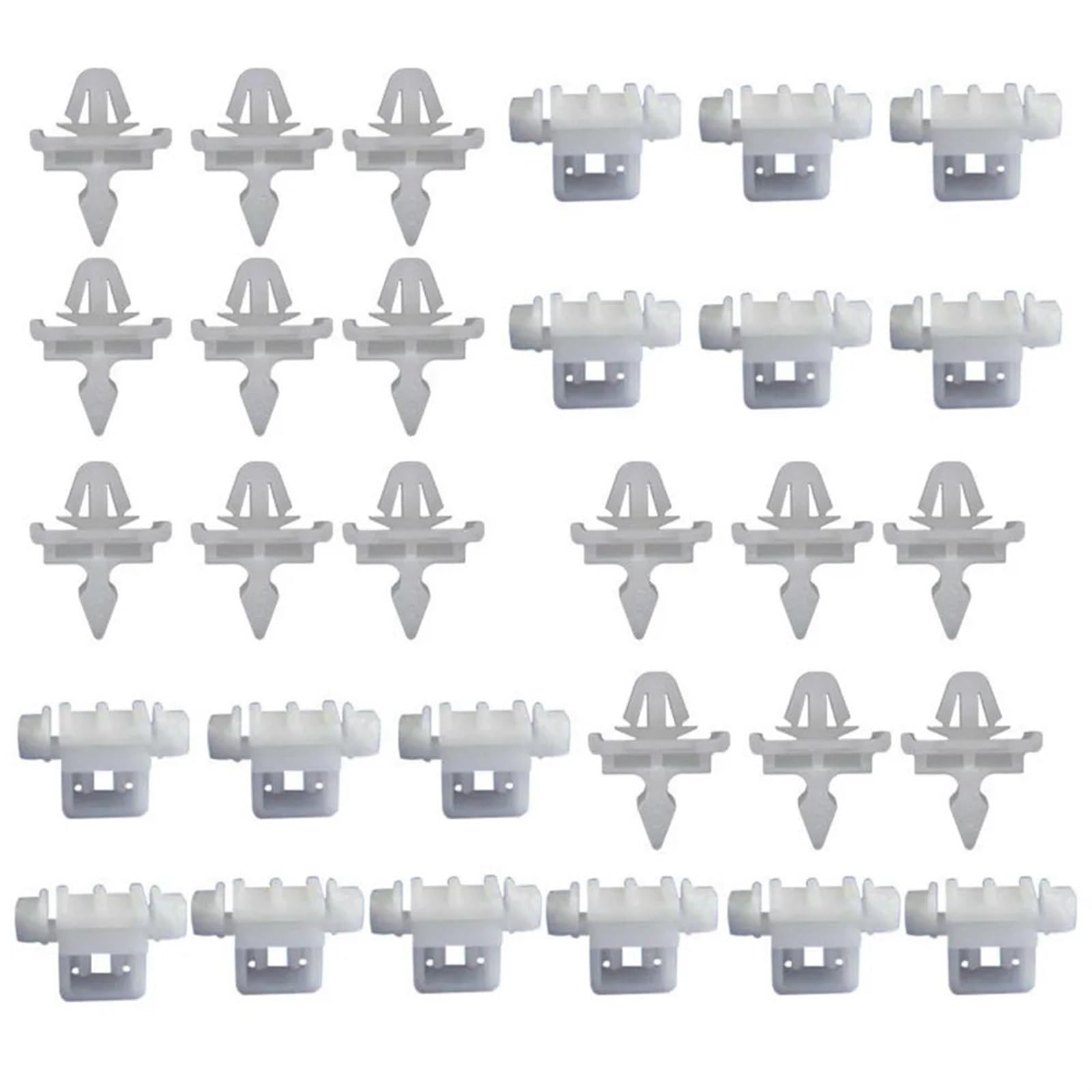 Cjgssdioh [Replacement] Teile Klammern Befestigungs Clip Beplankung Weiß 30 PC Zubehör Zu Installieren for Mercedes for Sacco 190 W201 W124 von Cjgssdioh