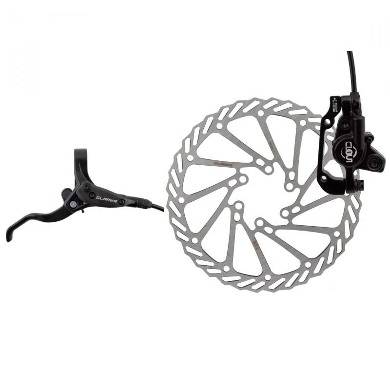 Clarks Brake Disc Clout-1 HYD RR with Lvr 160 Black - HY-191R160AMROW von Clarks