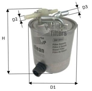 Clean Filters DN1959 Kraftstofffilter von Clean Filters