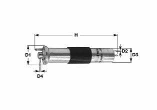 Clean Filters MBNA1543 Kraftstofffilter von Clean Filters