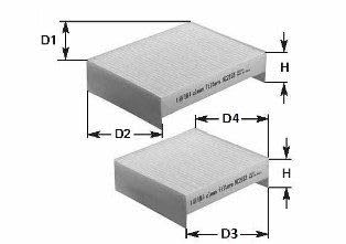 Clean Filters NC2192 Filter, Innenraumluft von Clean Filters