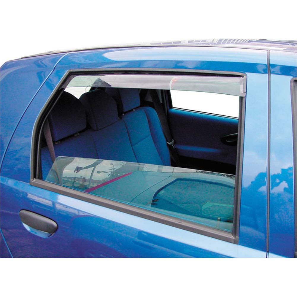 ClimAir Car Comfort Windabweiser Master (Hinten) kompatibel mit Mitsubishi L200 Double Cab 2015- von ClimAir