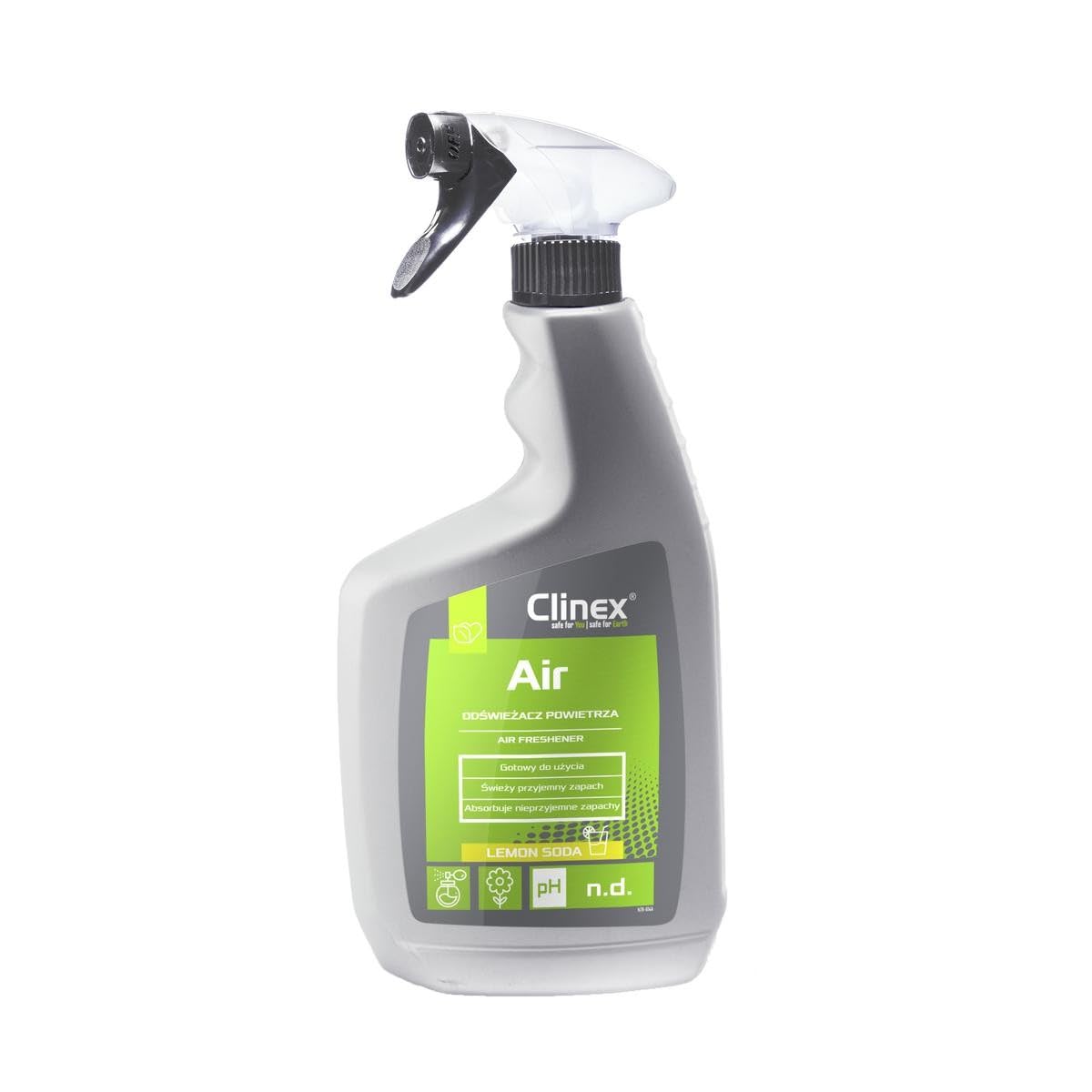 Clinex Air, Raumspray, Lufterfrischer, Lemon, Soda, Geruchsneutralisation, Effizient, Büro, 650ml von Clinex nanochem