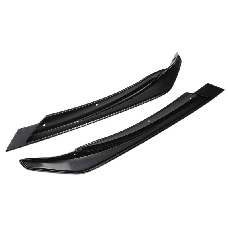 Cliney Front Lower Bumper Side Splitter Spoiler Canard für W176 A- A180 A200 A220 A250 A45 2016-2018 von Cliney