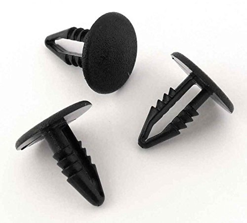 25 x Verkleidung Clips - Plastik Clips 3-5mm Loch / 14 mm Kopf Universal Befestigung zum Reindrücken - KOSTENLOSER VERSAND! von Clips Und Klammern