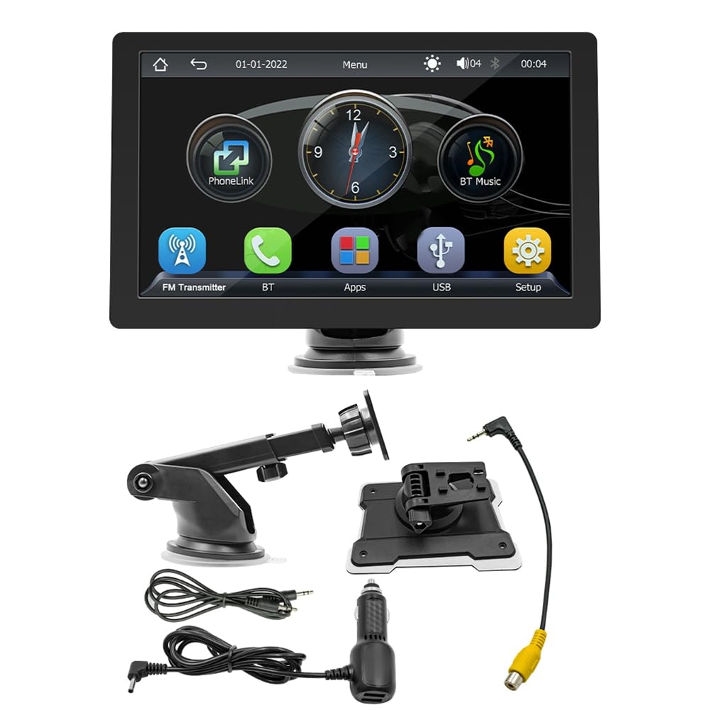 Closer 9-Auto-IPS-Touchscreen, Tragbares Autoradio, Bluetooth, MP5, Multimedia-Navigation, Stereo, Kabellos, CarPlay, Android Auto von Closer