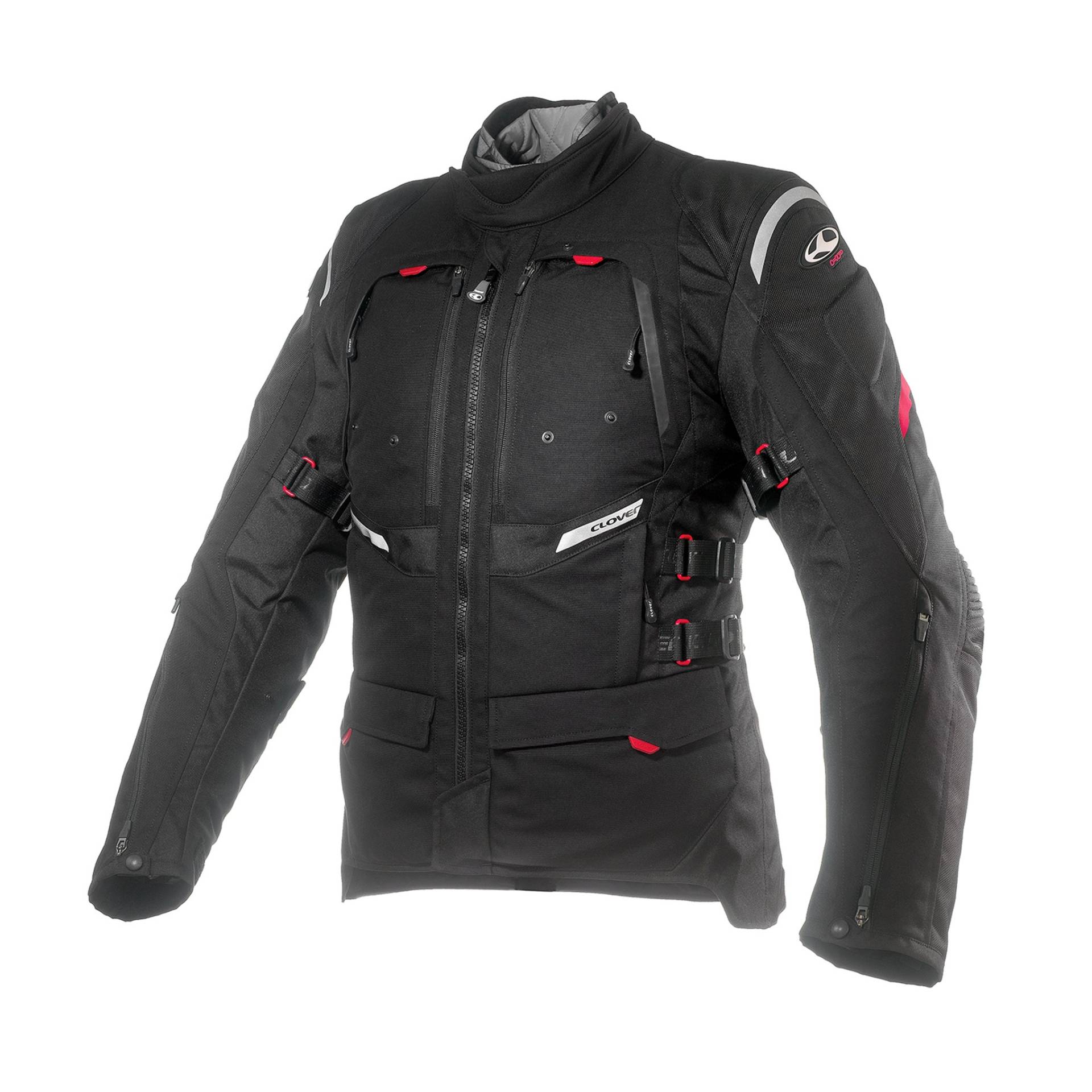 Clover Herren Motorradjacke Airbag Kompatibel, Schwarz, L von Clover