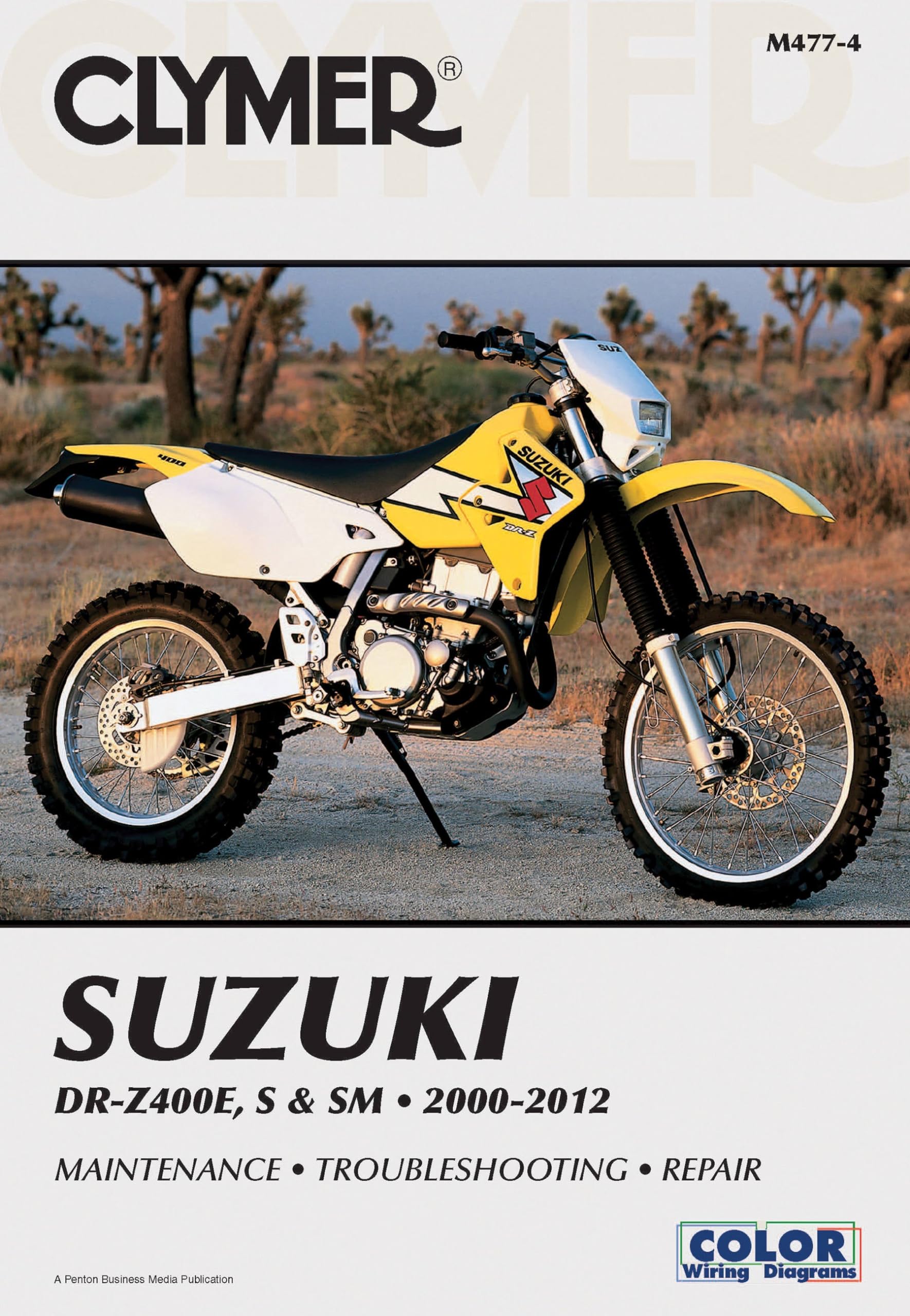 Suzuki DR-Z400E, S & SM Manual Motorcycle (2000-2012) Service Repair Manual (Clymer Motorcycle Repair) von Haynes