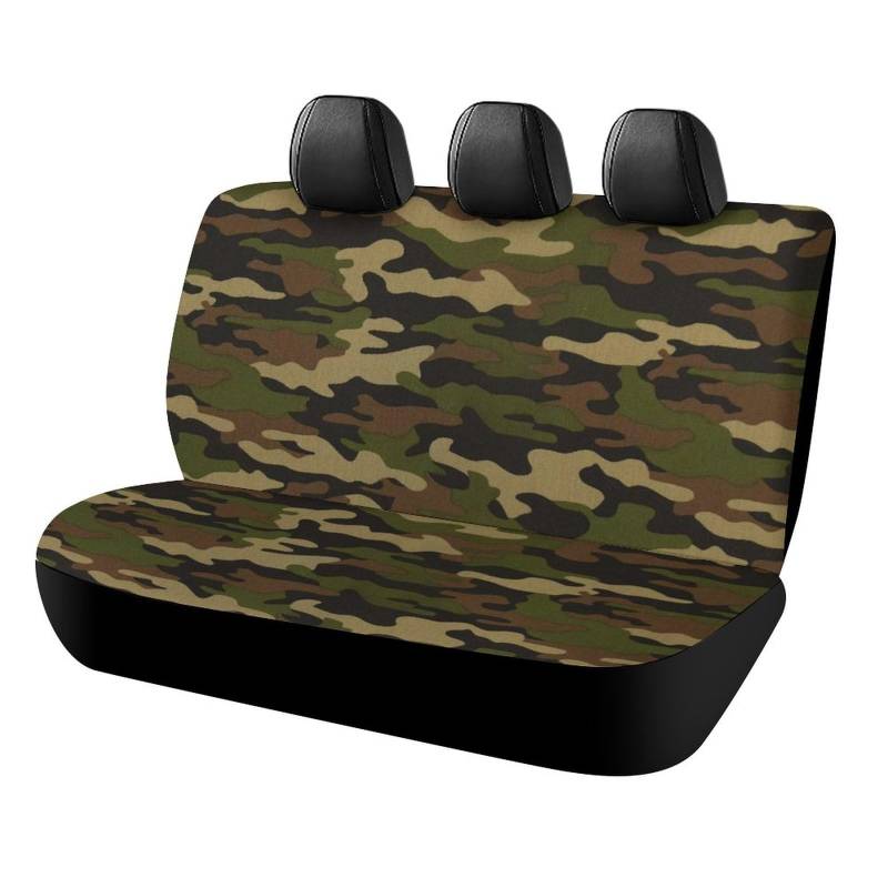 Cmagnifico Auto-Rücksitzbezug, Armee-Camouflage-Autositzbezug, Universal-Sitzbezüge-Set für die meisten Autos, LKWs, SUVs von Cmagnifico